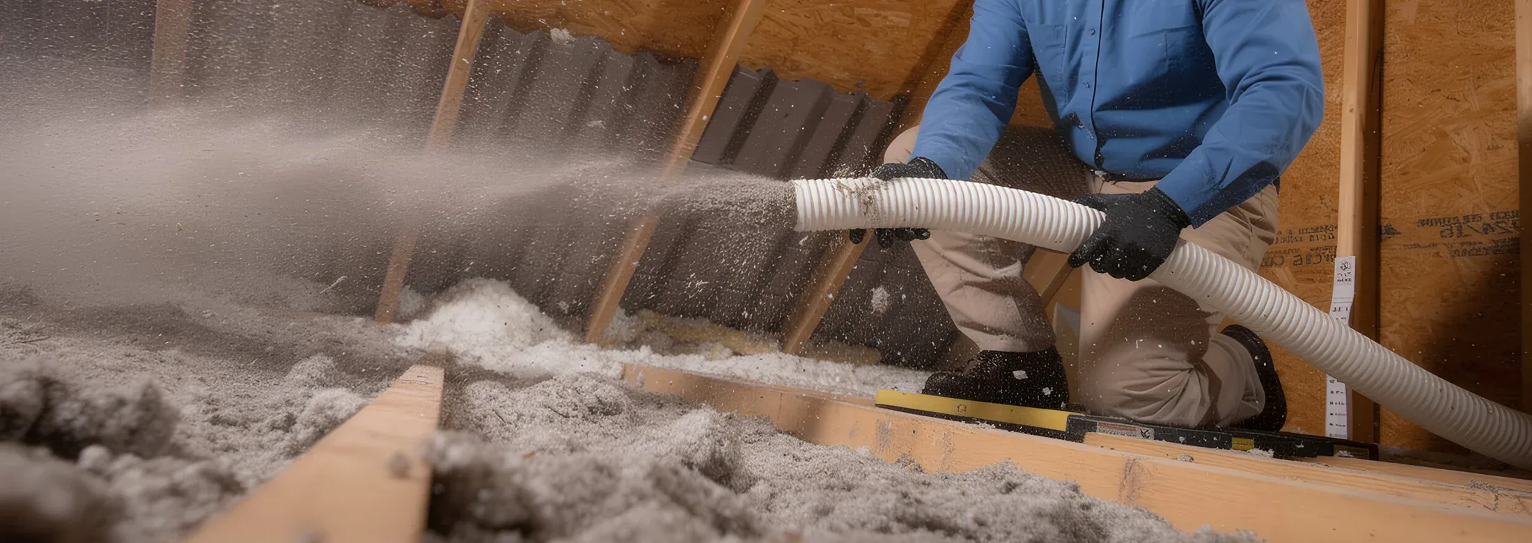 spraying insulation