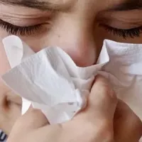 blowing nose