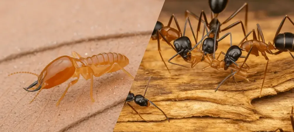 termite vs carpenter ant image